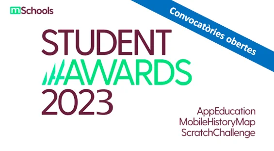 Student Awards 2023. Convocatòries obertes.