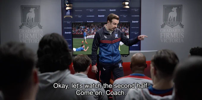 Okay, let's watch the second half. Come on, Coach.