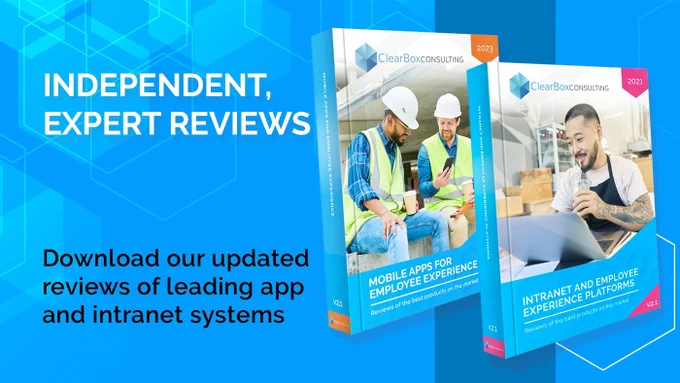 Independent, expert reviews. Download our updated reviews of leading app and intranet products.