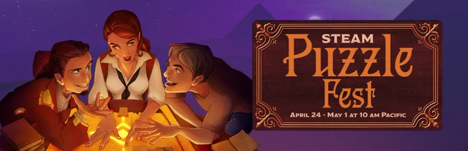 Virtual Reality game "Rooms of Realities" is part of Steam Puzzle Fest. Starting April 24 May through May 1st. Available on Steam and Meta App Lab for Meta Quest VR devices.