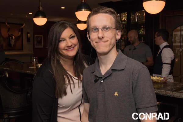 Jennifer Goodman Karum & Ryan Atkins standing side by side & smiling