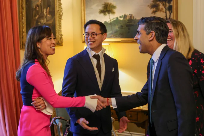 The Prime Minister, Rishi Sunak hosts the Great British Entrepreneur Awards Reception at No.10 Downing Street. 
