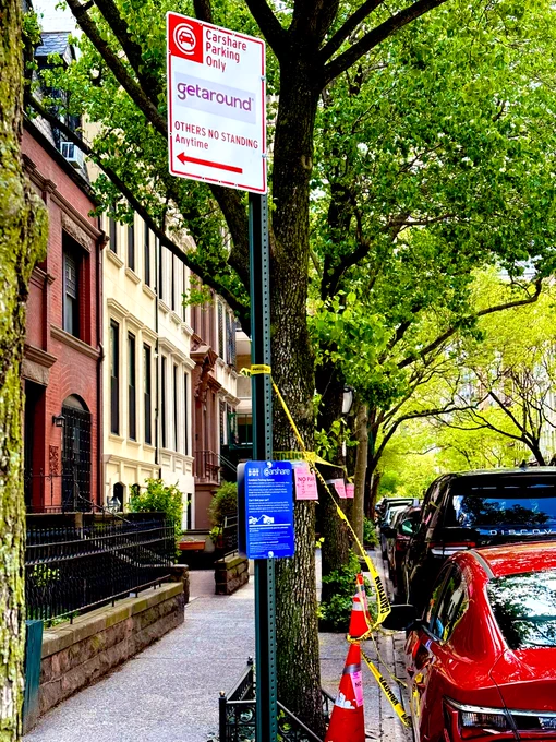 New York car share / carsharing parking on Getaround