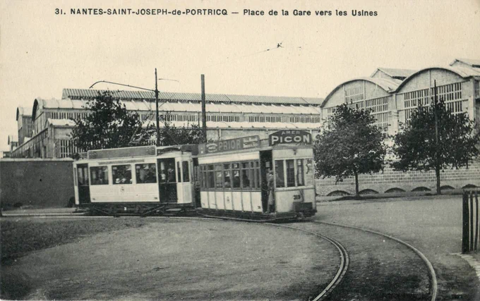 Même endroit en 1915