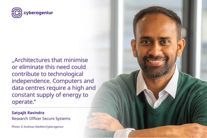 Satyajit Ravindra, Research Officer Secure Systems. Photo: Andreas Stedtler/Cyberagentur