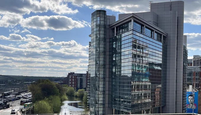 Sunny skies over Leeds