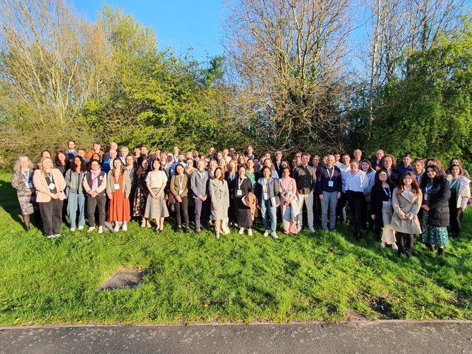 Outdoor group picture of the conference attendees.