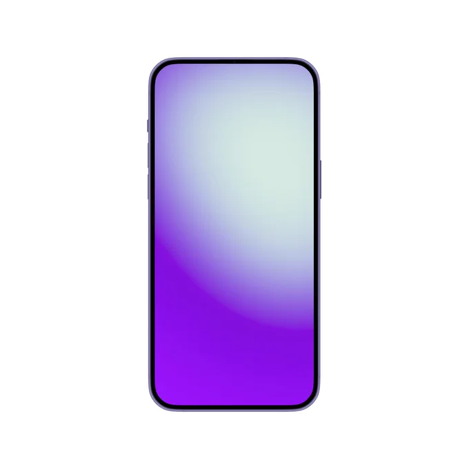 The front of the Nebula Phone 1 in the exclusive (PURPLE) color.