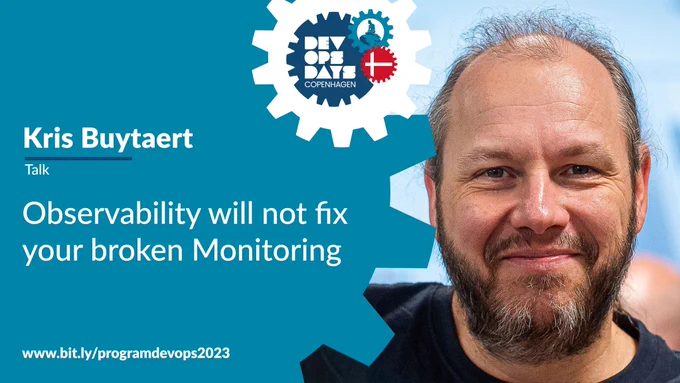 Kris Buytaert announced as a speaker for #devopsdayscph 2023!