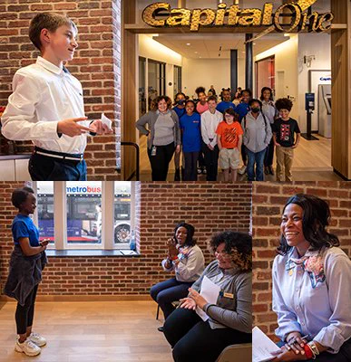 One World students final practice for 4/28 One World Challenge. Thank you Cap One!