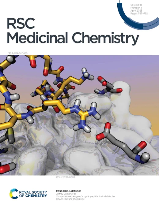 RSC Medicinal Chemistry inside front cover for vol 14, issue 4.