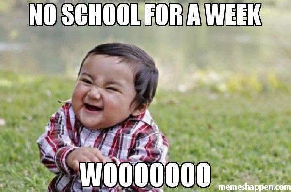 no school