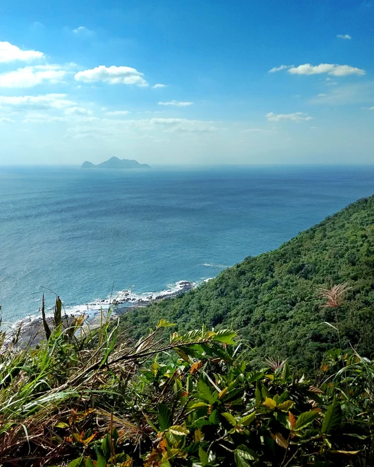 Small island near seashore