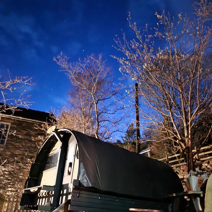 LandPod under the stars in the Lake District