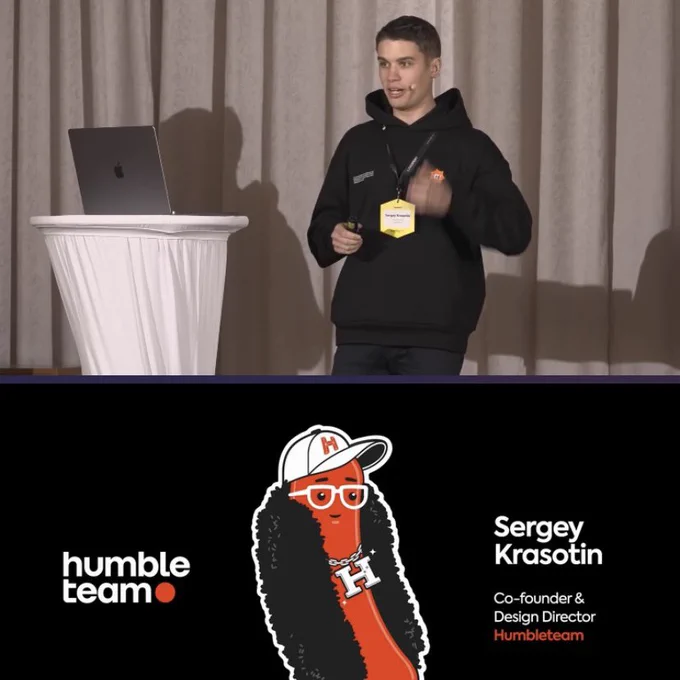 Sergey and one of his slides