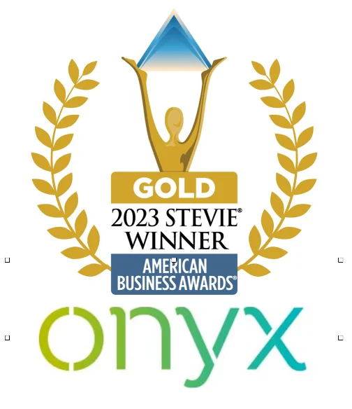 Onyx - 2023 Stevie ABA Gold Award Winner - Startup of the Year - Services
