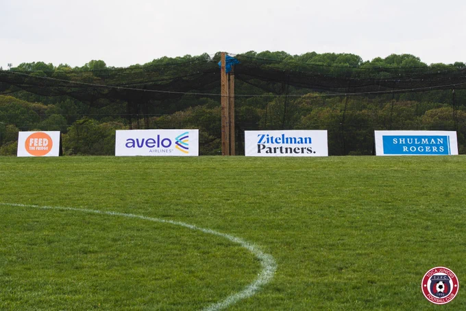 ⚽🌱 New #Softline Padded A-Frames up & the field is looking great