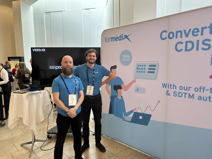 Kevin and James at CDISC EU 2023