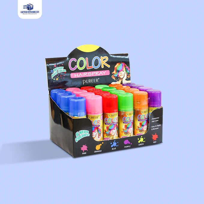 Photo of Hair Color Spray Display Boxes