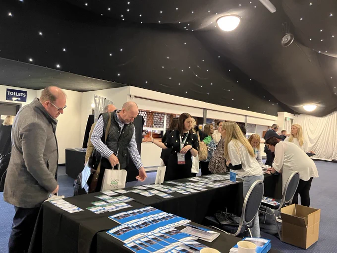 Delegates signing in at the #LearningFromTLevels event in Leeds