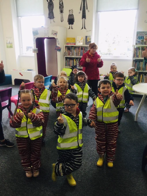 Children ready to go back to nursery