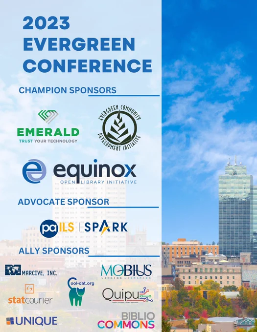 Evergreen Conference Sponsorship information