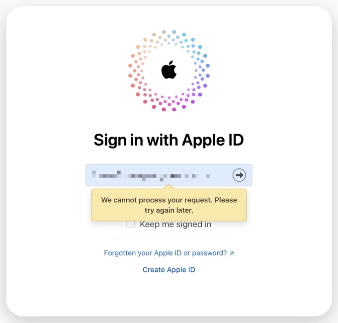 Apple ID auth issues