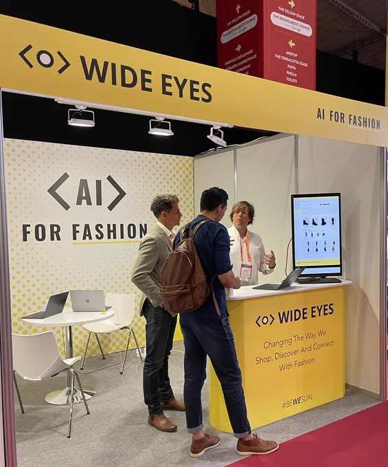 Meet Wide Eyes Technologies at Shoptalk Europe in Barcelona. We're here at Booth #B32 showcasing our cutting-edge AI solutions for the fashion industry.