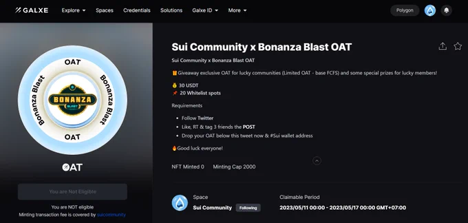 Bonanza Blast Giveaway OAT