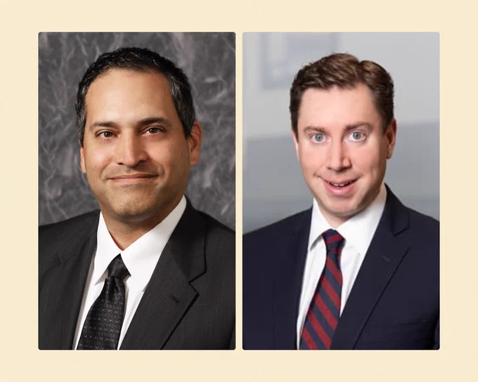 On the left, re-appointed Texas Appraiser Licensing & Certification Board Member Roland Castro. On the right, newly appointed TALCB Member John H. Eichelberger, III. 