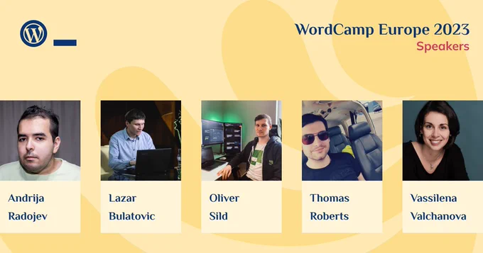 Introducing our sixth group of speakers
