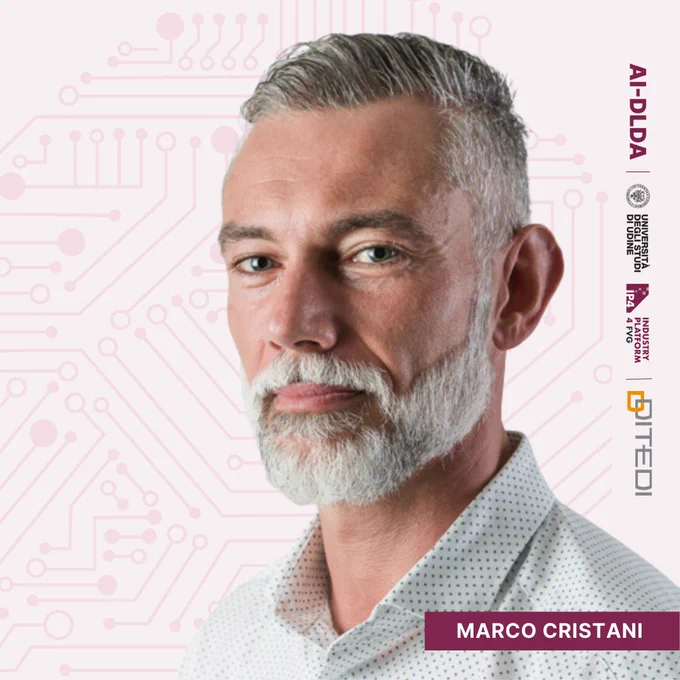 Marco Cristiani photo
Prof. Cristiani is one of the international speakers who will present a lecture during AI-DLDA 2023: the international Summer School on AI hosted in Udine between July 3rd to 7th