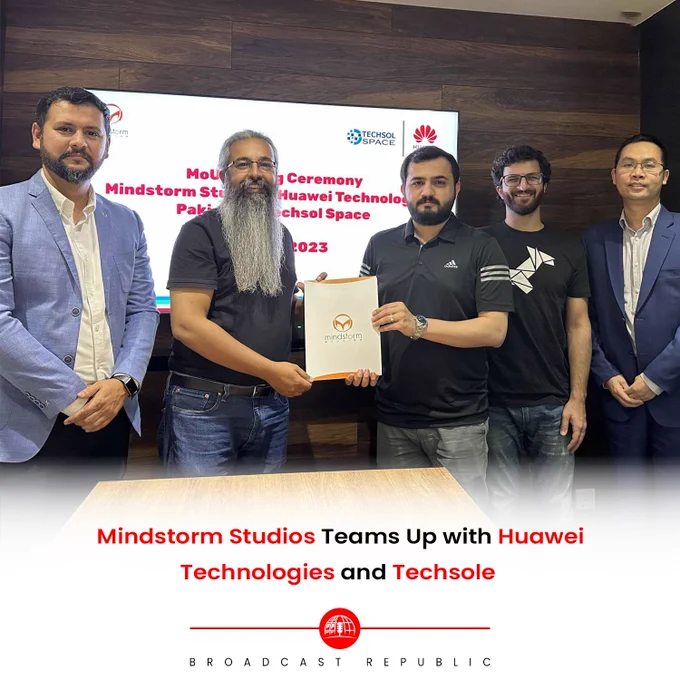 Mindstorm Studios Teams Up with Huawei Technologies Pakistan and Techsole Pakistan