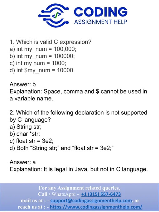 Coding Assignment Help
