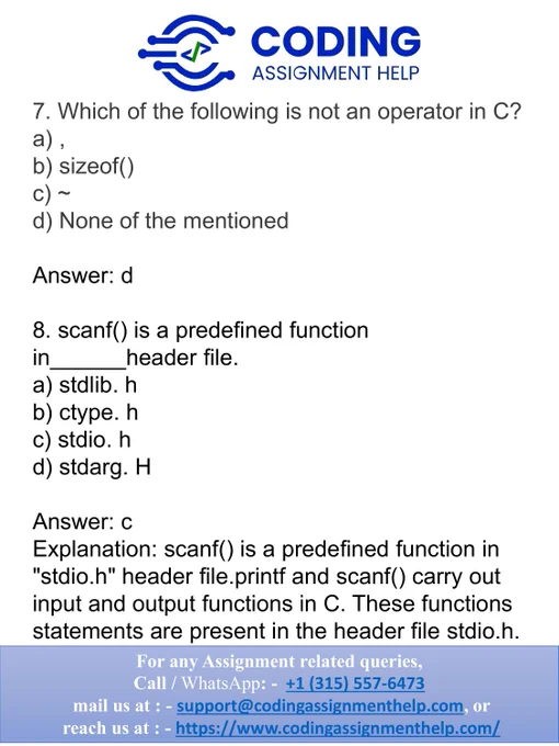 Coding Assignment Help
