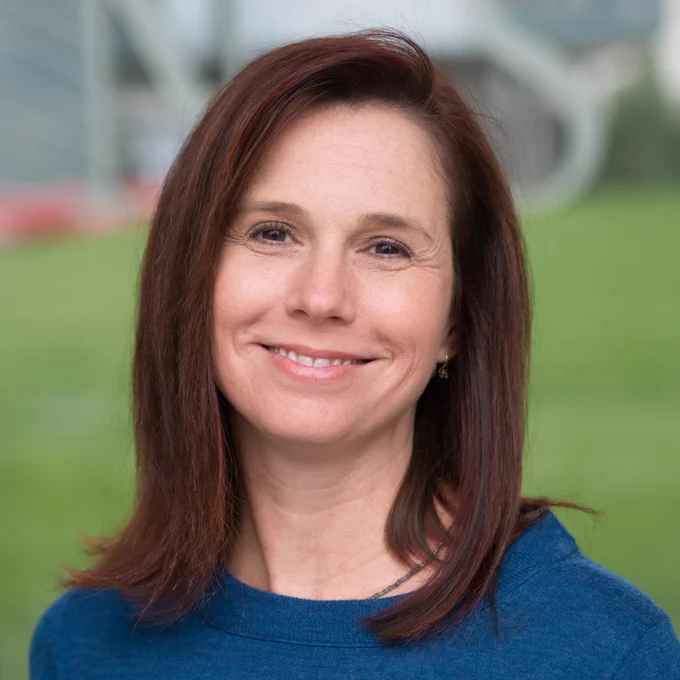 A photo of Dr. Amy Bastian, Chief Science Officer and Director of the Motion Analysis Laboratory at Kennedy Krieger.