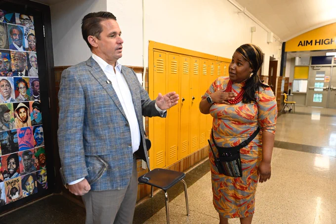 Tierra Ross talks to Dr. Marty Pollio.