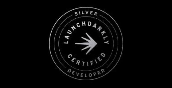 LaunchDarkly Silver Certified Developer badge