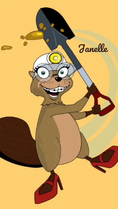 This beaver is the muscle and very protective of her friends. She is  loveable which is unbelievable because she’s a exactly…alive. She has one mission  protect the rodents. When the rodents get into sticky situations she always has  the right tool for the job. If they need a watch with a laser to cut their way out,  she has it, keys to handcuffs she’s got it. Peaty, the gerbil just so happens to be the  only one who notices there is nothing normal about her, and where does she get  these freaking gadgets, she doesn’t even have pockets in that fur!