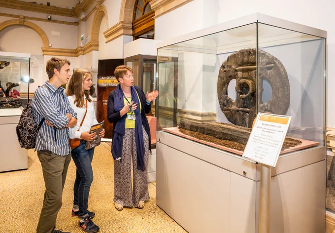 A guided tour at the National Museum of Ireland- Archaeology