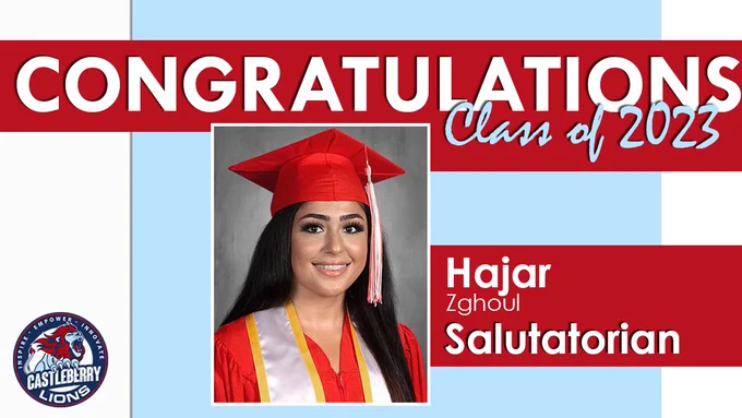 Congratulations class of 2023 Salutatorian