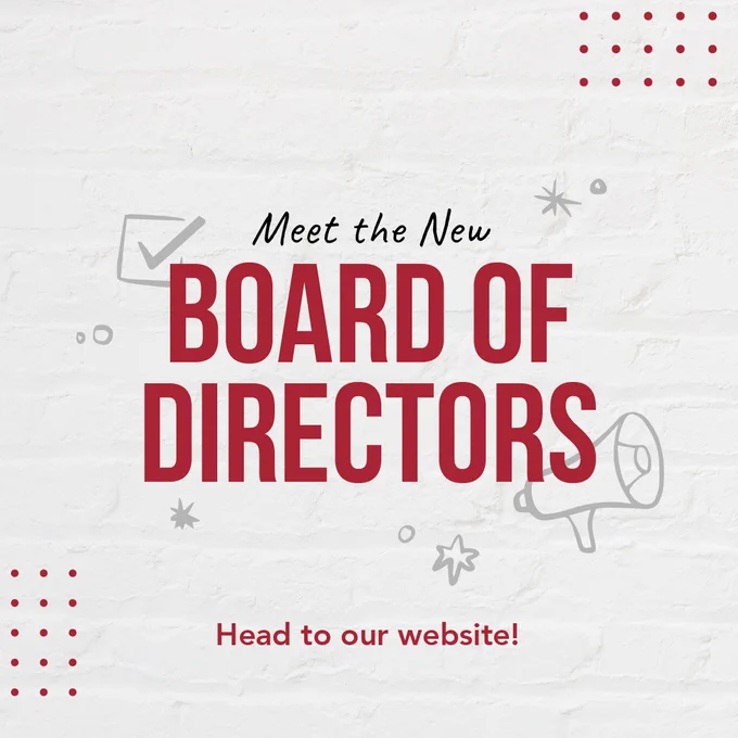 Meet the Board graphic. 