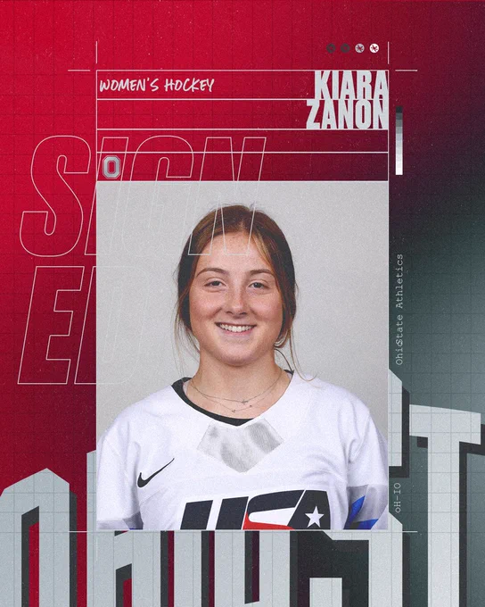 Ohio State women's hockey signs Kiara Zanon