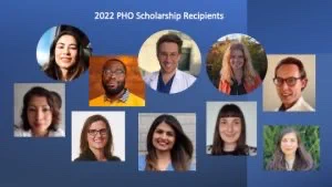 2022 PHO Scholarship recipients
