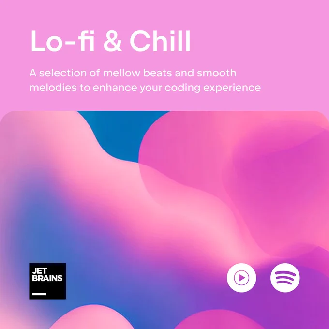 Lo-fi & Chill developer music playlist - A selection of mellow beats and smooth melodies to enhance your coding experience. https://jb.gg/lofi
