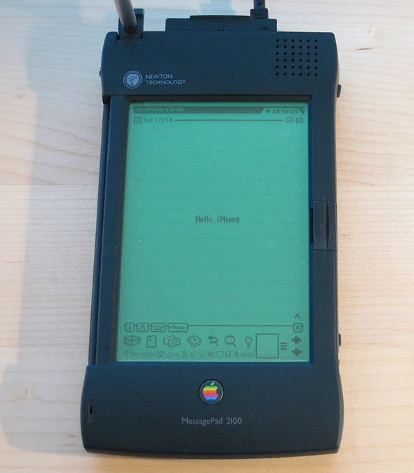 A photo of the Apple Newton