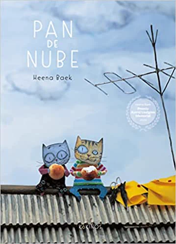 Book cover of Pan de nube (Spanish language version of 구름빵) by Baek Heena.
