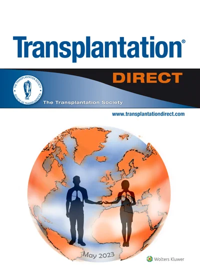 Transplantation Direct Cover for May 2023