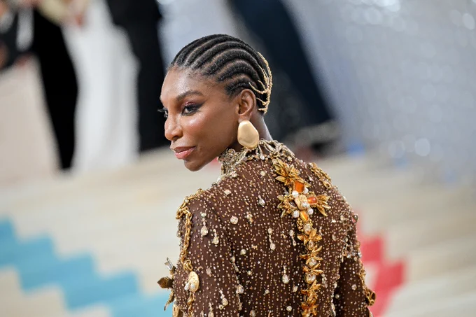 Endeavour Mining's Ity gold was used to create a headpiece, earrings and rings designed by Emefa Cole and worn by Michaela Cole at the 2023 Met Gala. 