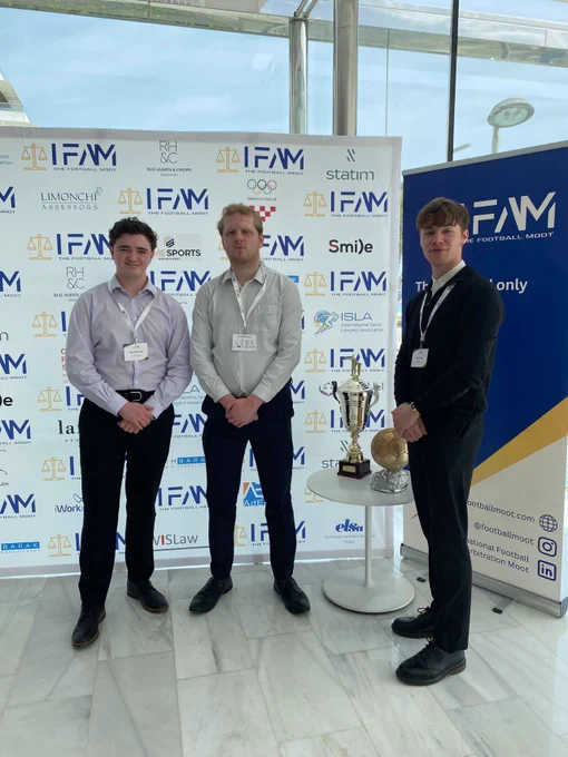 A photo of Saul McGivney, Alex Anderson and Finlay Crowe